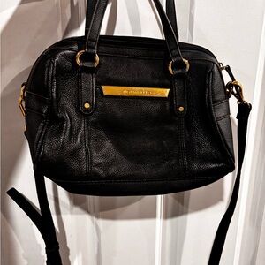 Black Leather Handbag